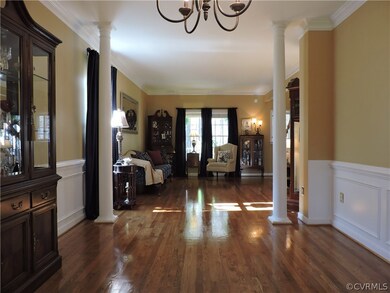 View from Formal Dining room to Formal Living room