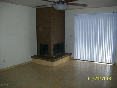Family room fireplace.
