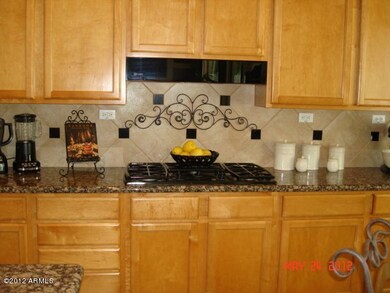 Backsplash detail