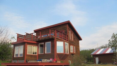 So many windows! Large decks too.