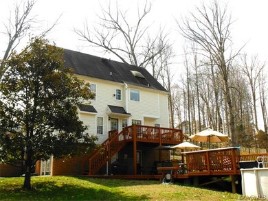 Multi-tier deck provides great space for outdoor e