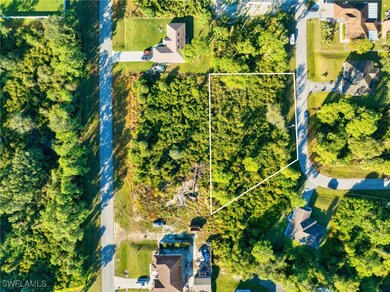 Aerial view of property's location featuring property boundaries highlighted