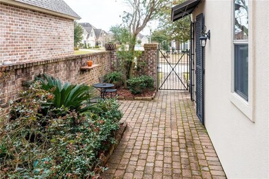 Brick path leading to front door.