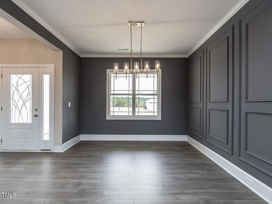Dining Room w/beautiful accent wall