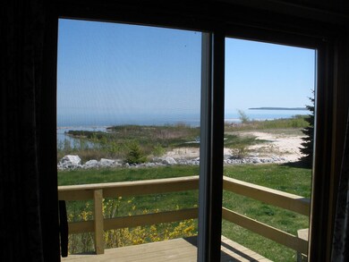 View from waterfront bedroom deck