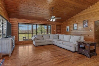 Living area featuring light wood finished floors, 