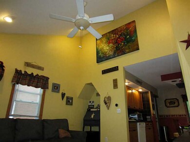 Living Room. The Cathedral Ceiling Gives You a  Ni