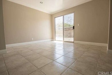 Dining room with sliding door leading to backyard