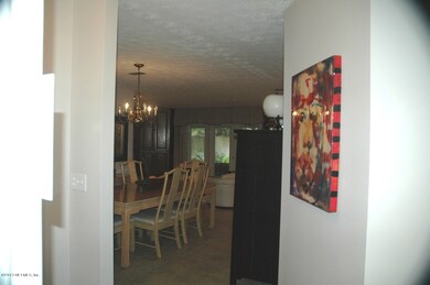 from entry way to living area