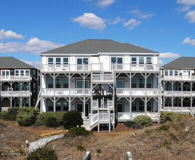 Oceanfront elevation of building