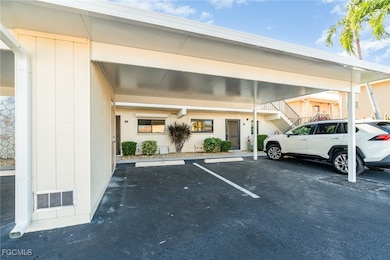 Covered parking with storage.