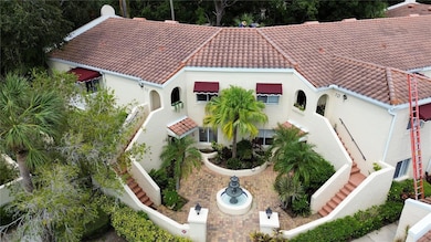 Courtyard and unit entrance