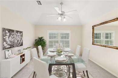 Dining Room **Virtual Staging**l furnishings in th