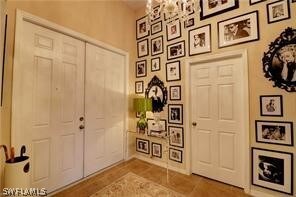 Dedicated Foyer with den to left