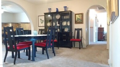 bright formal dining room