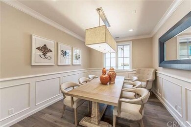 Dining room (or possible home office) with wainsco