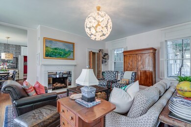 Living room with  beautiful Pine hardwood flooring