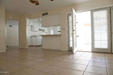 Family room and kitchen