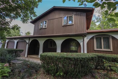 View of front of house with garage