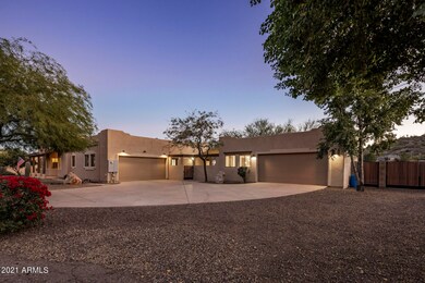 5 car garage and guest house