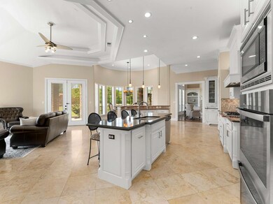 The chef’s kitchen is a showstopper, complete with