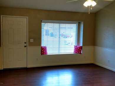entry way with laminate floor