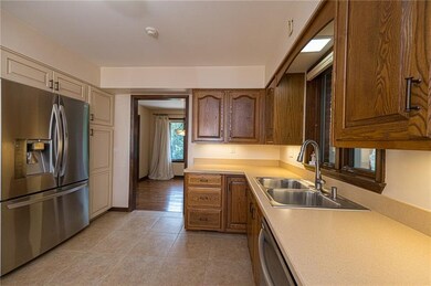 Another angle of the kitchen heading towards the d