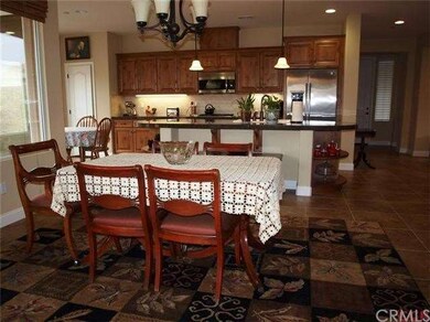 Formal dining area and kitchen