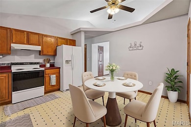 Eat in kitchen-virtually staged