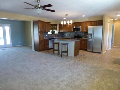 Kitchen from living room