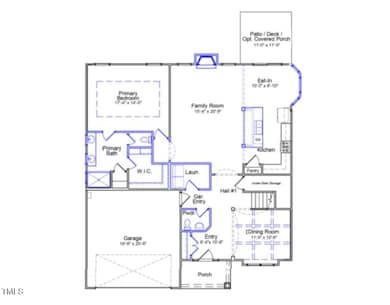 Homesite 185 CWL 1 floor