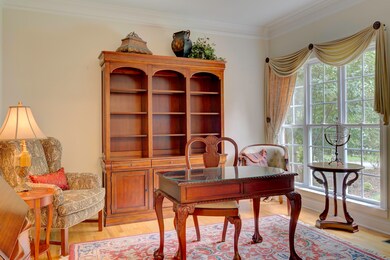 Library /Study opens to Foyer