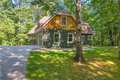 View of front facade with a front lawn