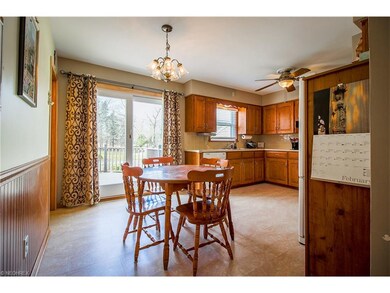 View of the kitchen from the living room