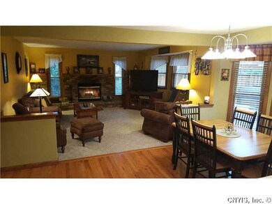 Kitchen Dining. Kitchen flows right into family ro