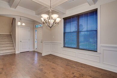 Paneling in dining room