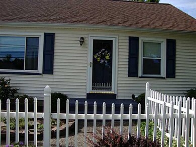 Exterior Front The fence gives the front entrance 