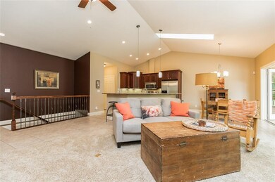 OPEN FLOOR PLAN, VAULTED CEILING, SKYLIGHT