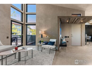 Soft filtered light through floor to ceiling windows