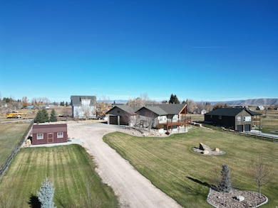 Aerial view of property and surrounding area