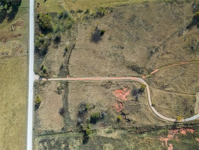 Aerial view of sparsely populated area