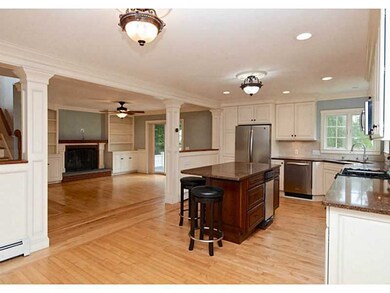 Kitchen. Open to the family room and living room
