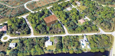 Aerial overview of property's location with proper