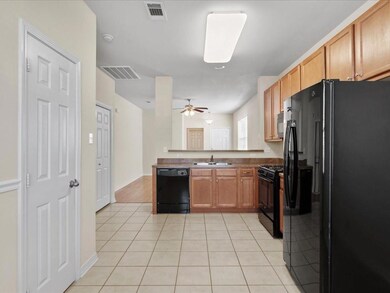 Kitchen with pantry and view of the water