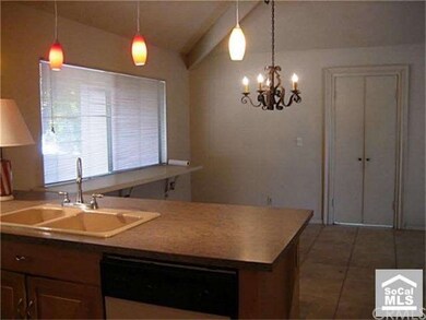 From kitchen into dining