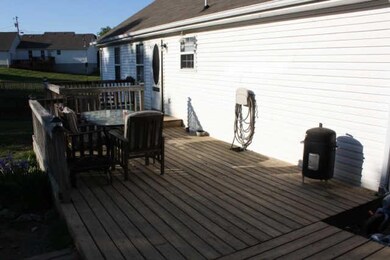 Plenty of room for entertaining on this extended deck.