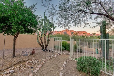 Part of lot is fenced and part is open