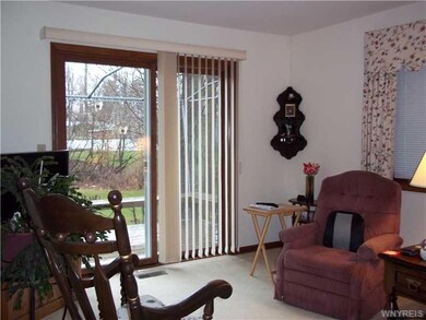 Living Room. Slider in the living room to the pati