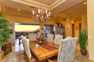 Dining Area With View To Pool and Beyond