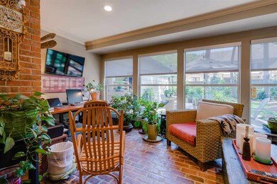 Talking about a little retreat!  Peaceful sunroom 